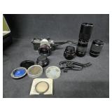 Nikon Nikkormat FT2 SLR 35mm Camera + Additional