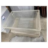 (4) Pcs, Plastic Storage Box