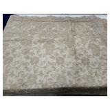 Box of Tan Lace Curtain Panels