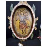 Hand Carved, Hand Painted Mexican Retablo