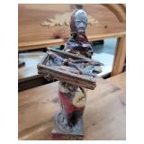 13" Vintage Mexican Folk Art Paper Mache