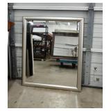 Silver Framed Mirror 44in x 37in