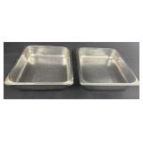2 NSF Commercial Stainless Steel Pans