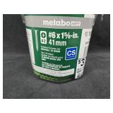 Metabo #6ï¿½1 5/8" Drywall to Wood Screws