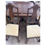 Dinning Wood Table W/ 6 Chairs