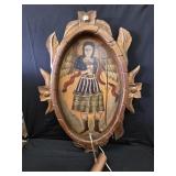 Hand Carved, Hand Painted Mexican Retablo