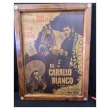 Wooden Framed Movie Poster from 1962