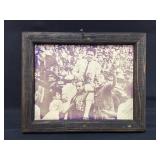 16" x 13ï¿½ Vintage Photo Foto Olivar Wood Frame