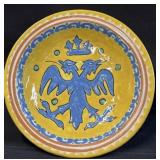 Talavera Charger Plate Double-Headed Eagle Motif