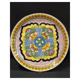 Talavera Plate From Mexico 11"