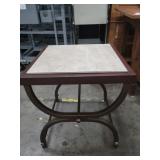 Metal & Tile End Table
