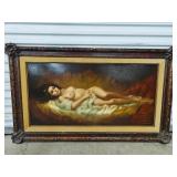 Larry Vincent Garrison Oil Panting Nude Woman