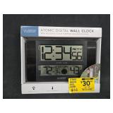 NIB La Crosse Atomic Digital Wall Clock