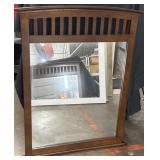 Wooden Framed Mirror