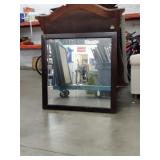 Wooden Framed Mirror 40in X 41in