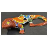 Talavera Iguana Mexican Pottery Folk Art Hand 13ï¿½