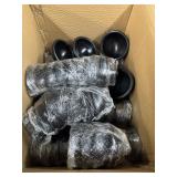 1 Case of Mexican Salsa Bowls Black  4oz