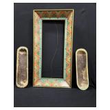 37"ï¿½19" Hand Painted Frame & (2) Small Dougouts
