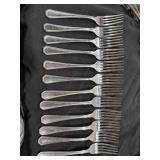 (12) Winco Stainless Forks 18-8