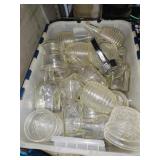 Asst Glassware, Syrup ,Jars, etc