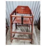 Commercial Wooden Child High Chair