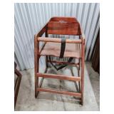 Commercial Wooden Child High Chair