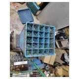 (25) light green water glasses 17ozBlue crate