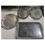(4) Vintage Food Trays