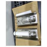 Wall sconce light fixture  (10) in box as is