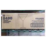 (12) Libbey 10oz Martini Glasses 8480