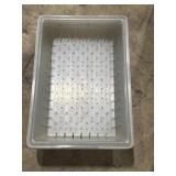 (6) SYSCO Clear Food Pan 7908775-PC NSF 25"x17"x6"