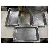 (4) Steam Table Pan 21ï¿½x13ï¿½