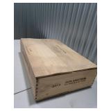 Wooden wine crate  (empty just box)