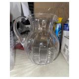 Tahiti Clear PolyCarbonate Pitcher & 7Plastic Cups