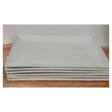 (6) Front of the House Porcelain Plater 12" x 9"