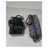 2 power strips both with 6 