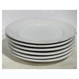 (6) Crestware 9" Round Plates
