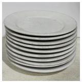 (10) Crestware 9" Round Plates