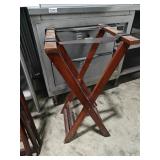 Wood Tray Stand 32"
