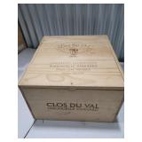 Wooden wine crate  (empty just box)
