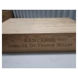Wooden wine crate  (empty just box)