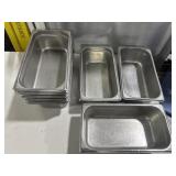 (8) Stainless Steam Pan
