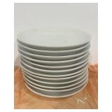 (12) Alani Bangladesh White Saucers 6"