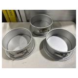 (3) Fat Daddios Round Cake Pan 8ï¿½x3ï¿½