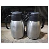 (2) Coffee Carafes