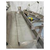 Stainless Wall Rack 72"