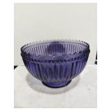 Catalina Purple Crystal Serving Bowl