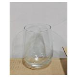 (12) Libbey Stemless Wine Glasses