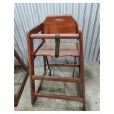 Commercial Wooden Child High Chair