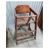 Commercial Wooden Child High Chair